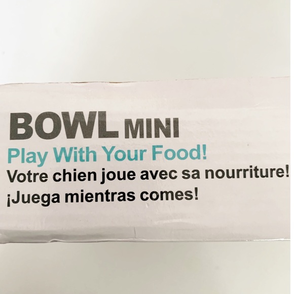 BOWL MINI Play With Your Food 2 Cups Blue Bowl - Picture 3 of 4